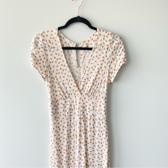 Free People Orange Print Jumpsuit - Picture 2 of 10